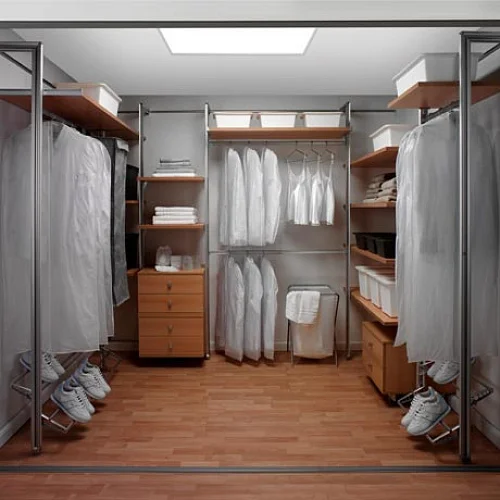 Большая гардеробная Vitra цвета ольха